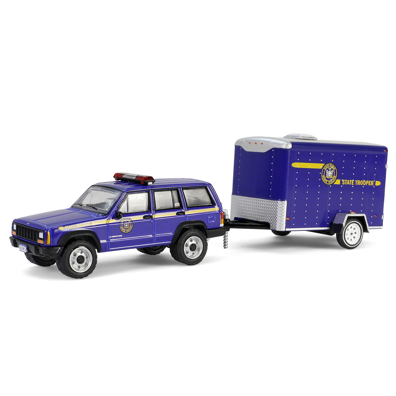 Cherokee with Small Cargo Trailer