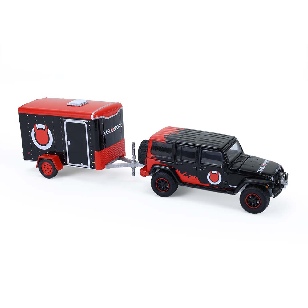 Wrangler Unlimited with Small Cargo Trailer