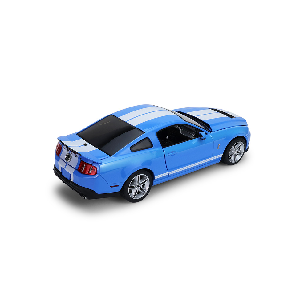 GT500 – Grabber Blue with White Stripes