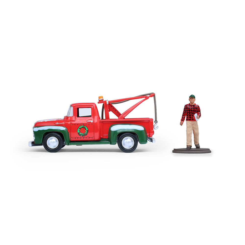 F-100 Tow Truck with Mechanic Figure