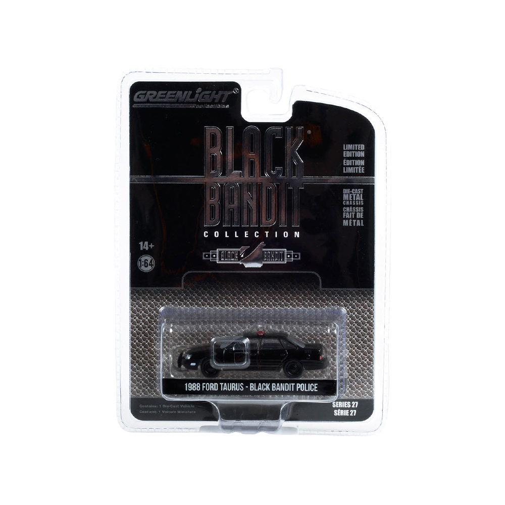 1988 Ford Taurus - Black Bandit Police Solid Pack