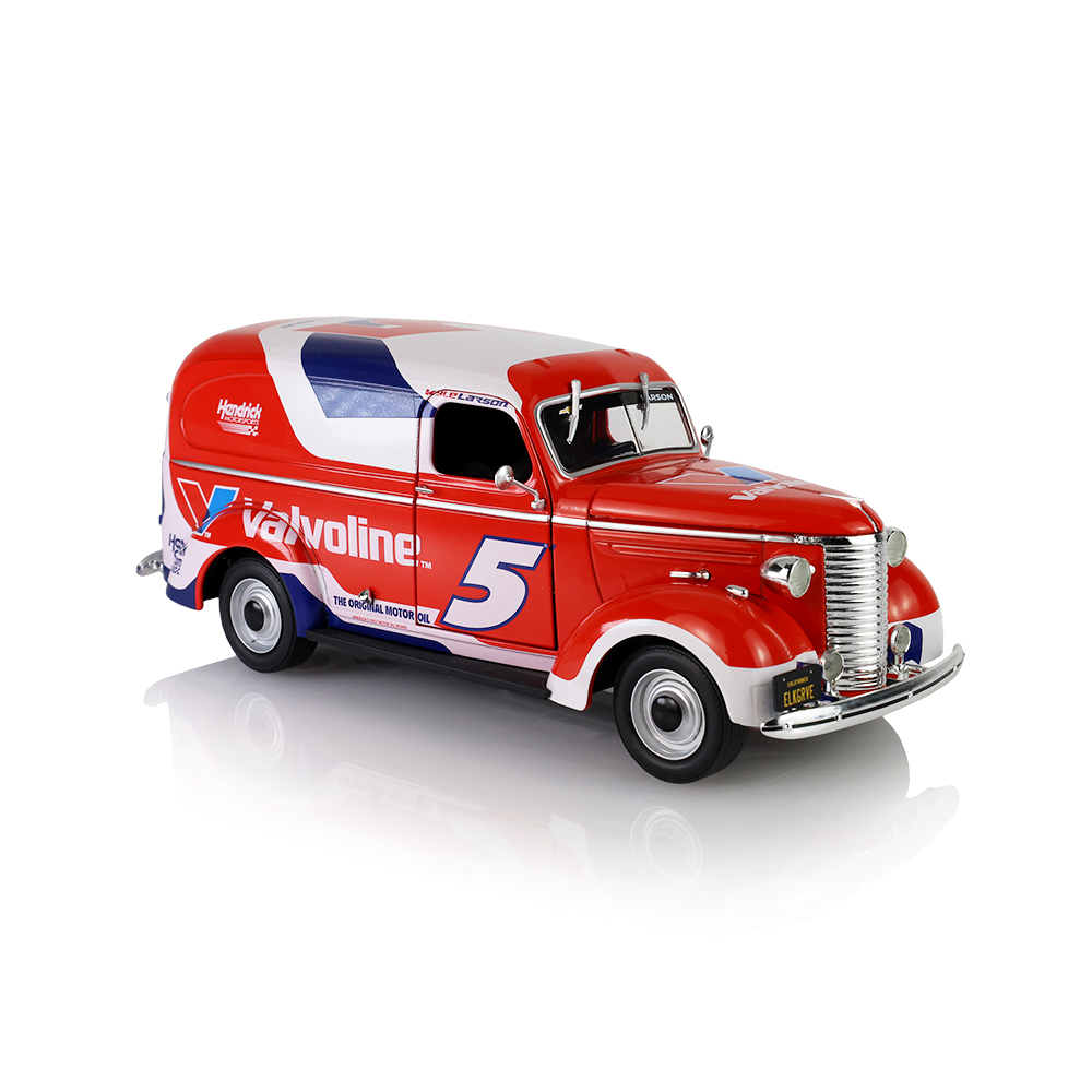 1939 Chevy Panel Van - 2025 No. 5 Valvoline Design in Red and White - Hendrick Motorsports