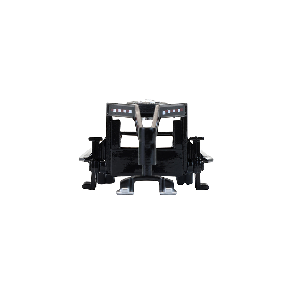 Gooseneck Trailer - Black with Red and White Conspicuity Stripes (Hobby Exclusive)