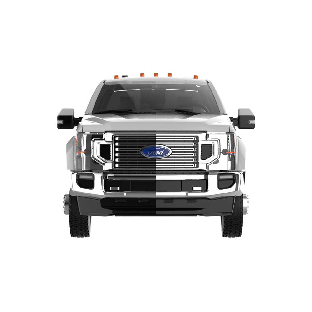 Down on the Farm Series 12 - 2022 Ford F-450 White with Dog Figure