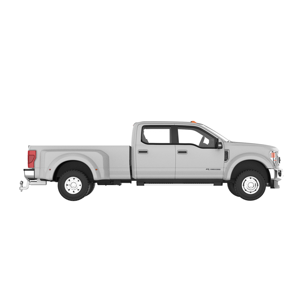 Down on the Farm Series 12 - 2022 Ford F-450 White with Dog Figure