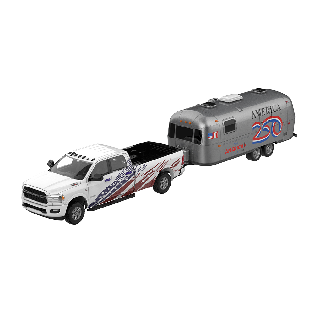 2024 Ram 2500 Laramie with 2026 Airstream America 250 Edition