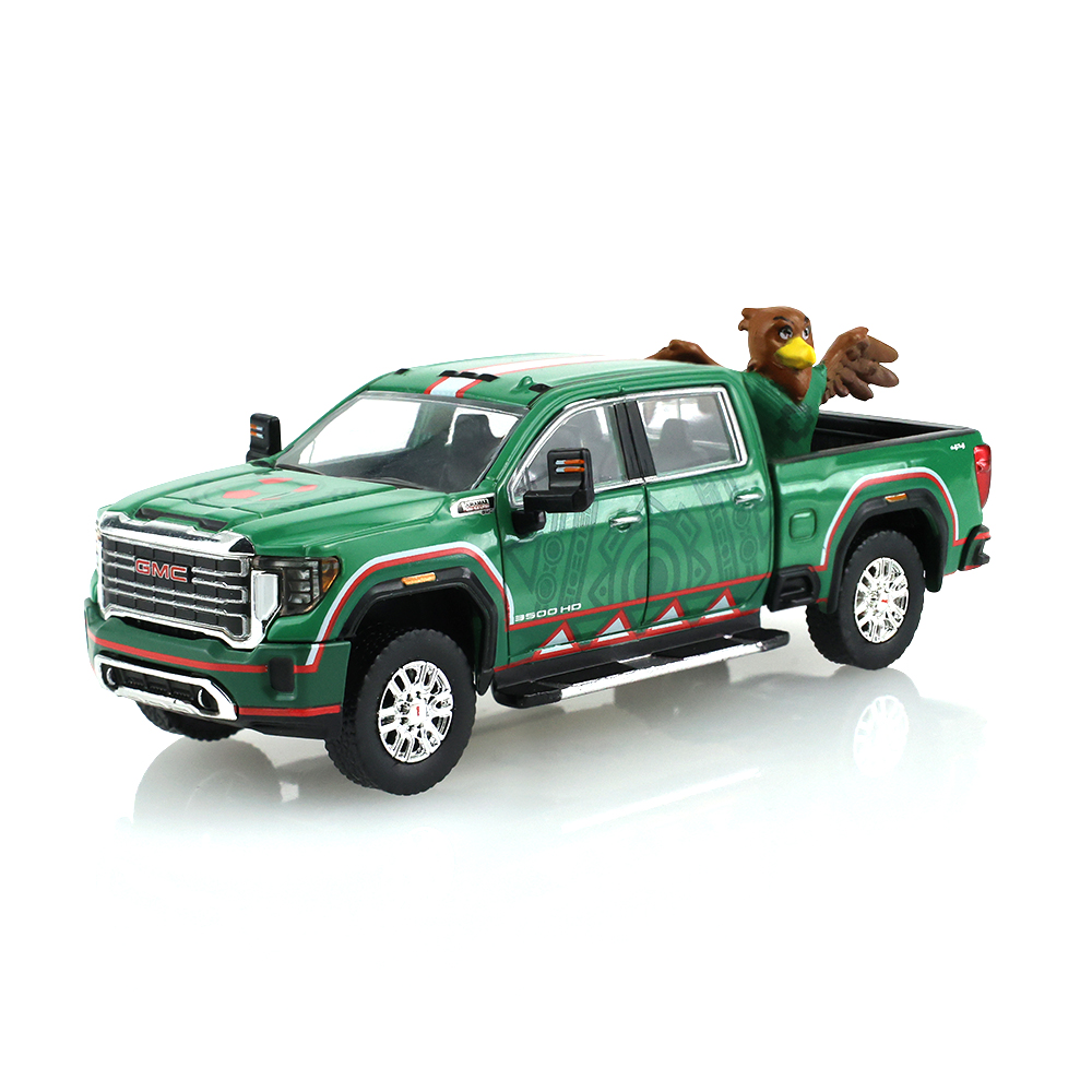 2022 GMC Sierra 3500 HD – International Soccer Celebration '26 - Mexico Tribute with Eagle Figurine (Hobby Exclusive)