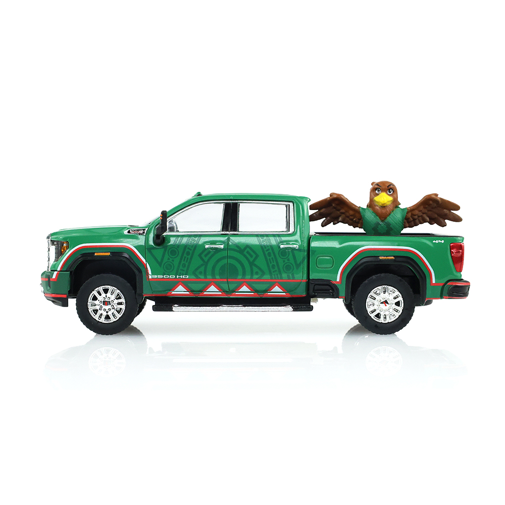 2022 GMC Sierra 3500 HD – International Soccer Celebration '26 - Mexico Tribute with Eagle Figurine (Hobby Exclusive)