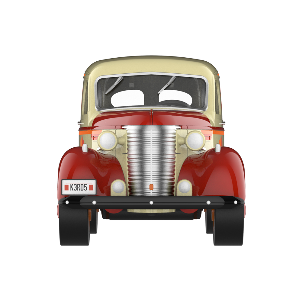1939 Chevrolet Panel Van with Cow Figure