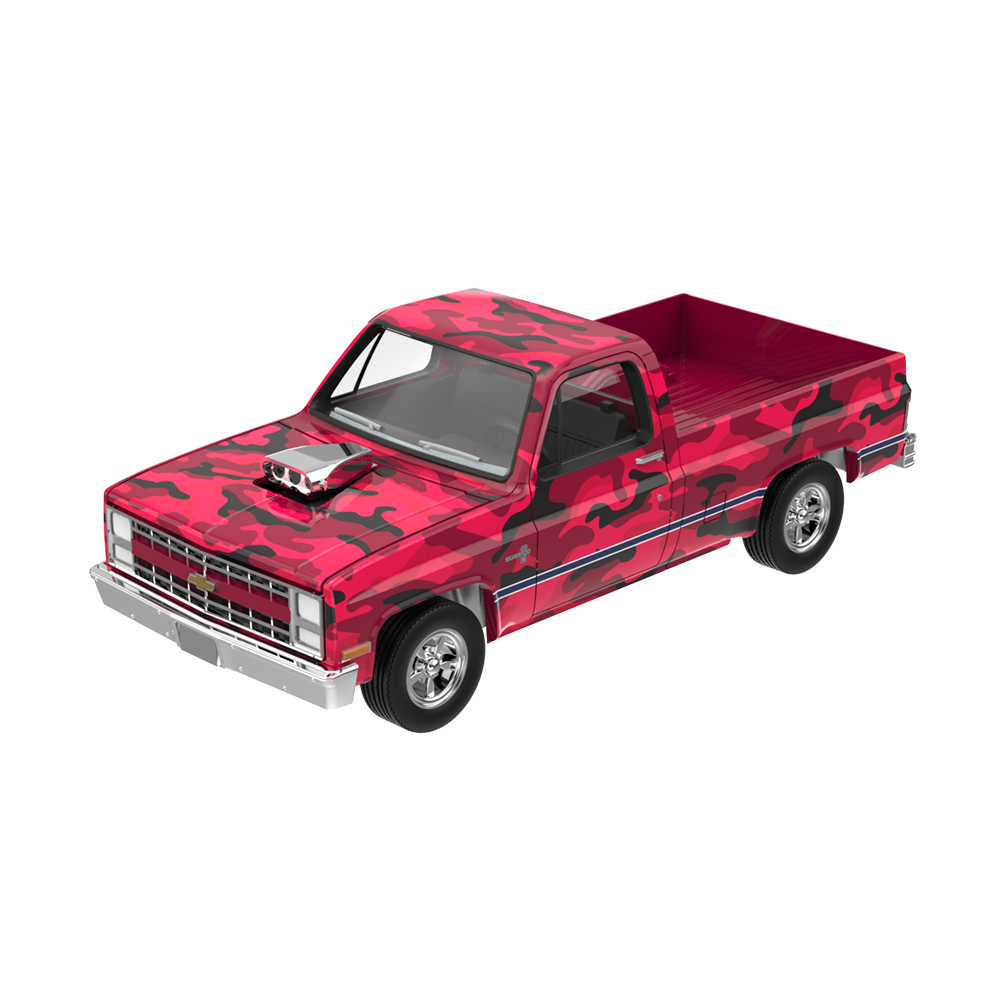 All-Terrain Series 18 - 1985 Chevrolet Silverado with Blown Engine – Red Camouflage