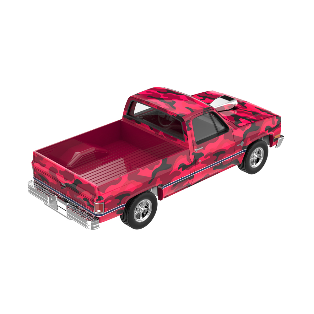 All-Terrain Series 18 - 1985 Chevrolet Silverado with Blown Engine – Red Camouflage