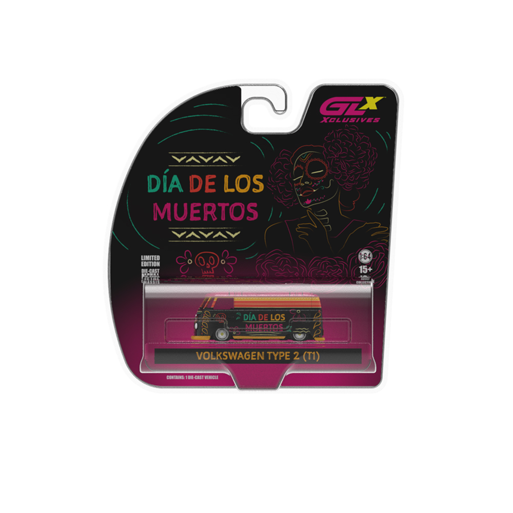 Volkswagen Type 2 Panel Van - Dia de los Muertos 2026 (New Lowrider Tooling)