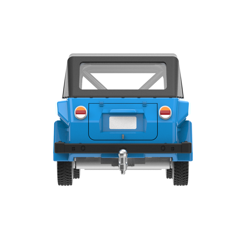 1980 Volkswagen Type 181 - Blue with Soft Top Up with Windows and Roll Cage