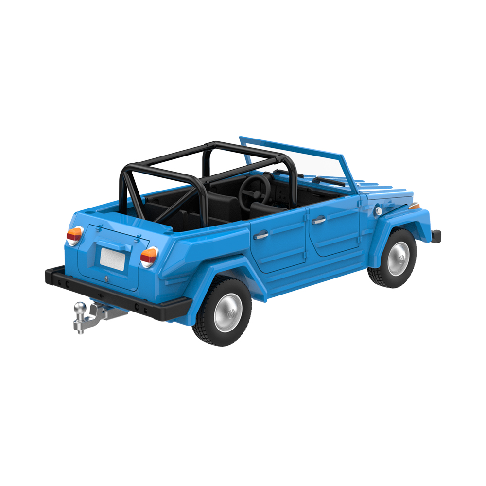 1980 Volkswagen Type 181 - Blue with Soft Top Up with Windows and Roll Cage