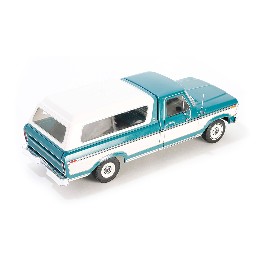1979 Ford F-100 Ranger - Dark Jade Metallic and Wimbledon White Tu-Tone and Deluxe Box Cover