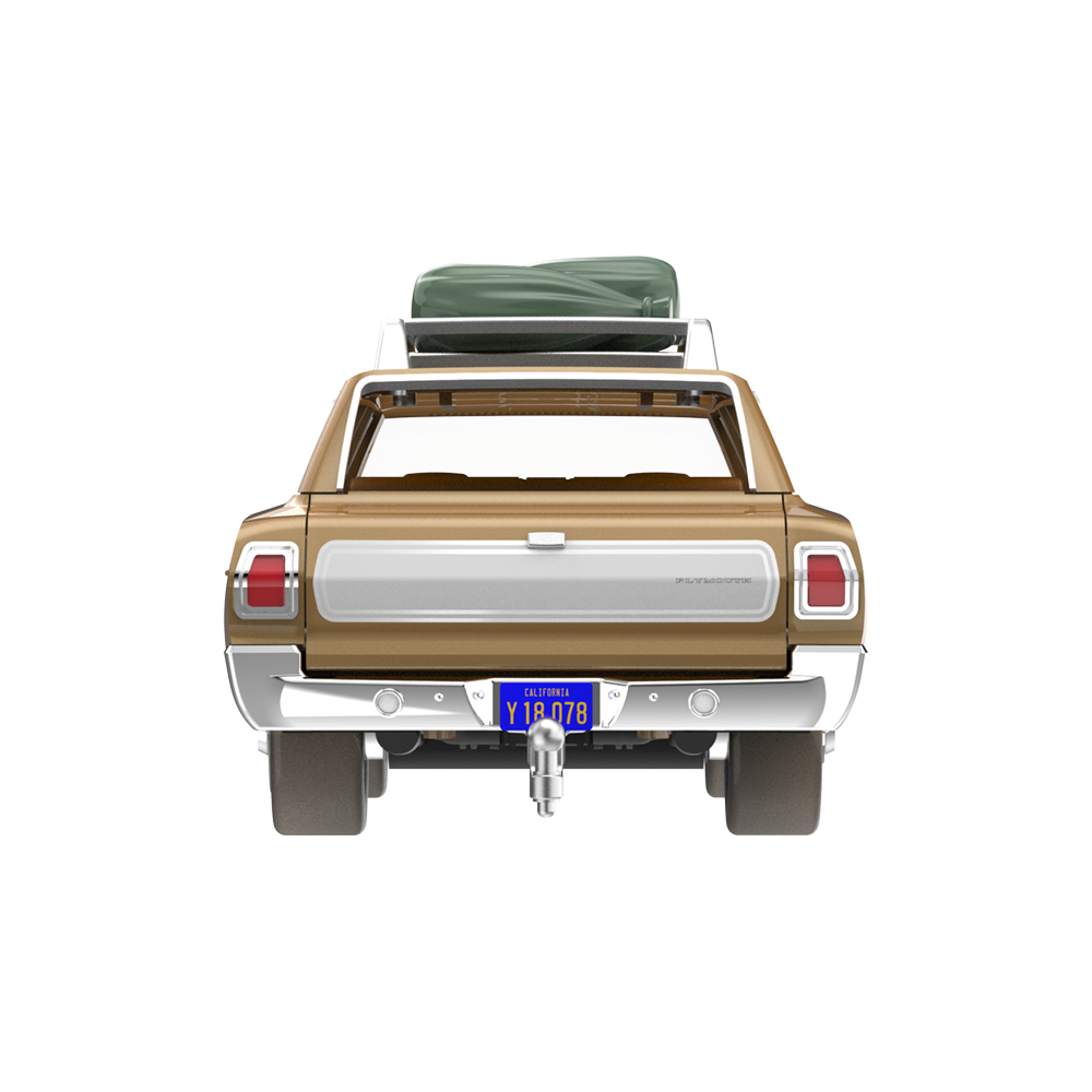 The Brady Bunch (1969-74 TV Series) - Carol Brady's 1969 Plymouth Satellite Station Wagon with Rooftop Camping Equipment (Dirt Road Version) Solid Pack