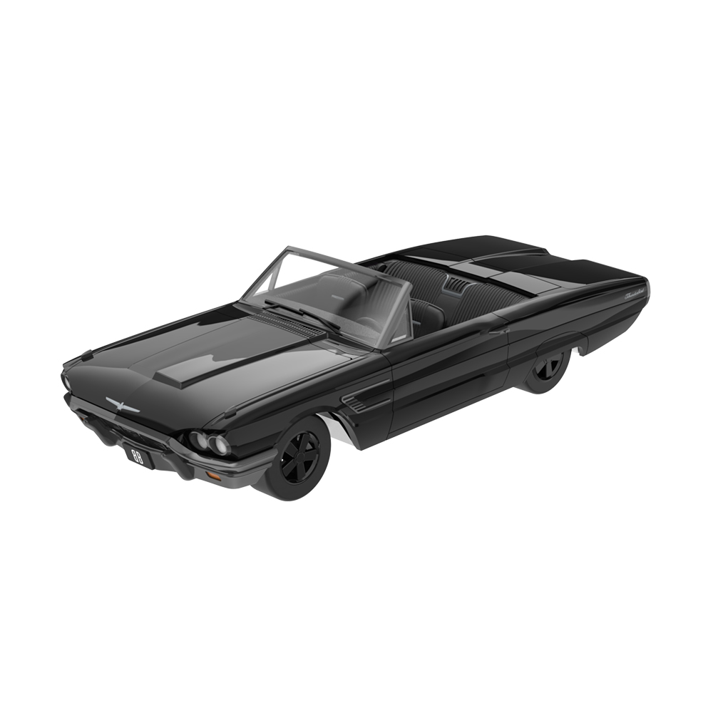 1965 Ford Thunderbird Convertible - Black Bandit Solid Pack