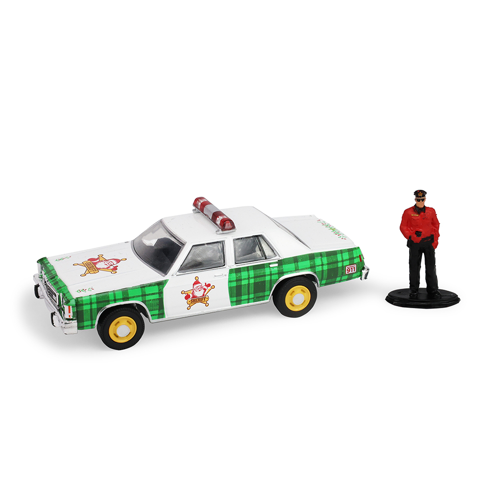 1981 Ford LTD Crown Victoria with Police Officer Figure - Christmas 2025 Limited Edition (Hobby Exclusive) 