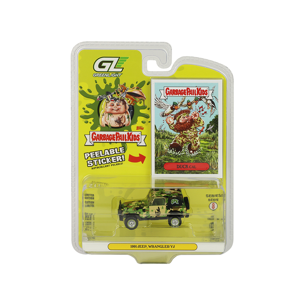 Garbage Pail Kids - 1991 Jeep YJ – Duck Cal Solid Pack