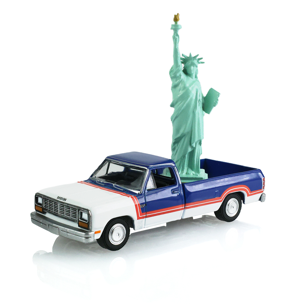 1981 Dodge Ram - America 250 Edition  with Big Statue of Liberty Figurine (Hobby Exclusive)