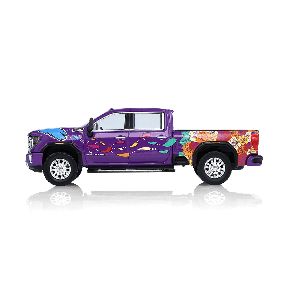 2023 GMC Sierra 3500 HD - Dia de los Muertos with La Catrina Figurine