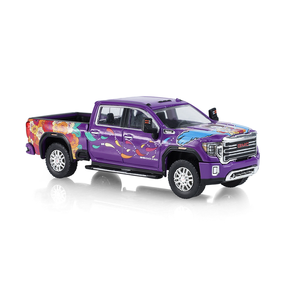 2023 GMC Sierra 3500 HD - Dia de los Muertos with La Catrina Figurine