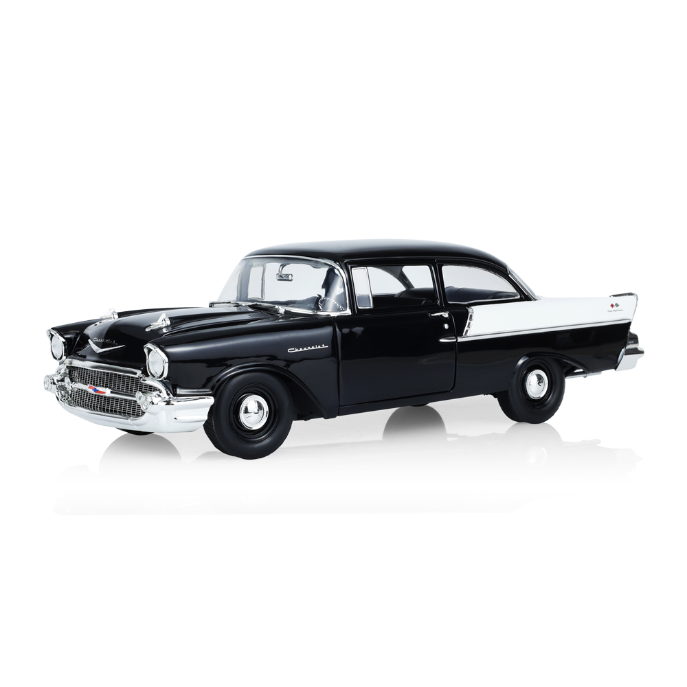 1957 Chevrolet 150 Sedan - Canyon Coral / Adobe Beige