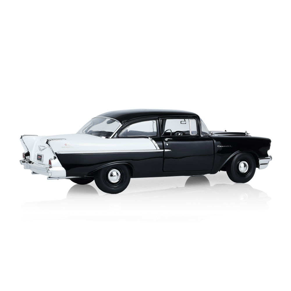 Barrett-Jackson 1957 Chevy 150 (Onxy Black with Gloss White Upper Sides & Trunk Lid)