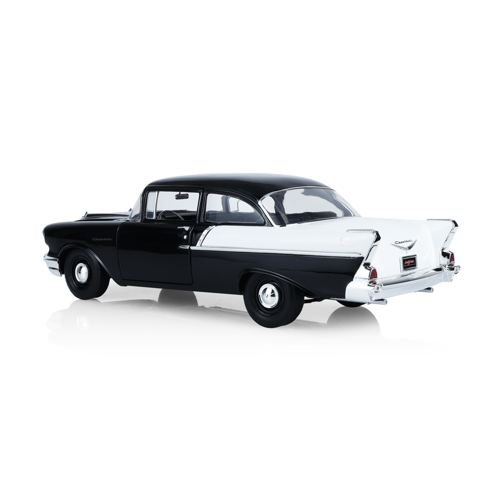 Barrett-Jackson 1957 Chevy 150 (Onxy Black with Gloss White Upper Sides & Trunk Lid)