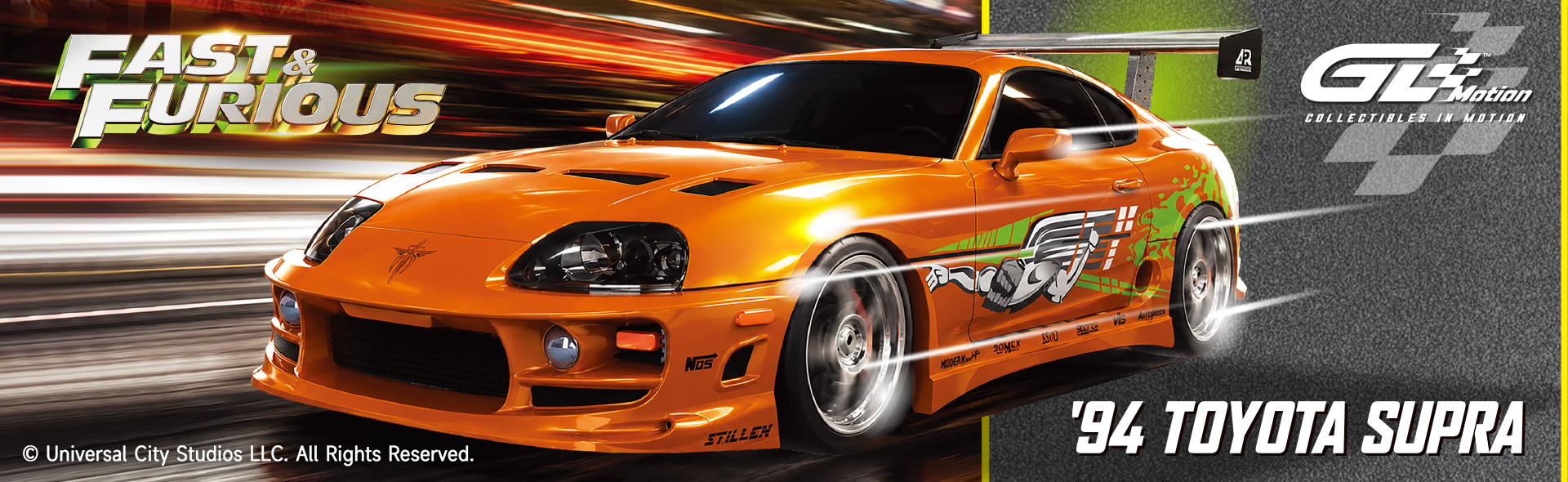 The Fast & the Furious "Brian's Supra" Combo set