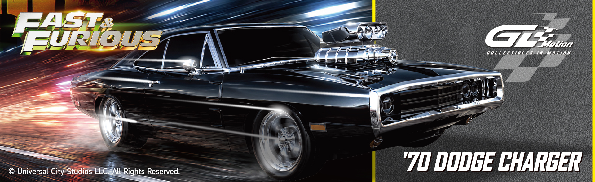 The Fast & the Furious "Dom's Charger" Car & Case