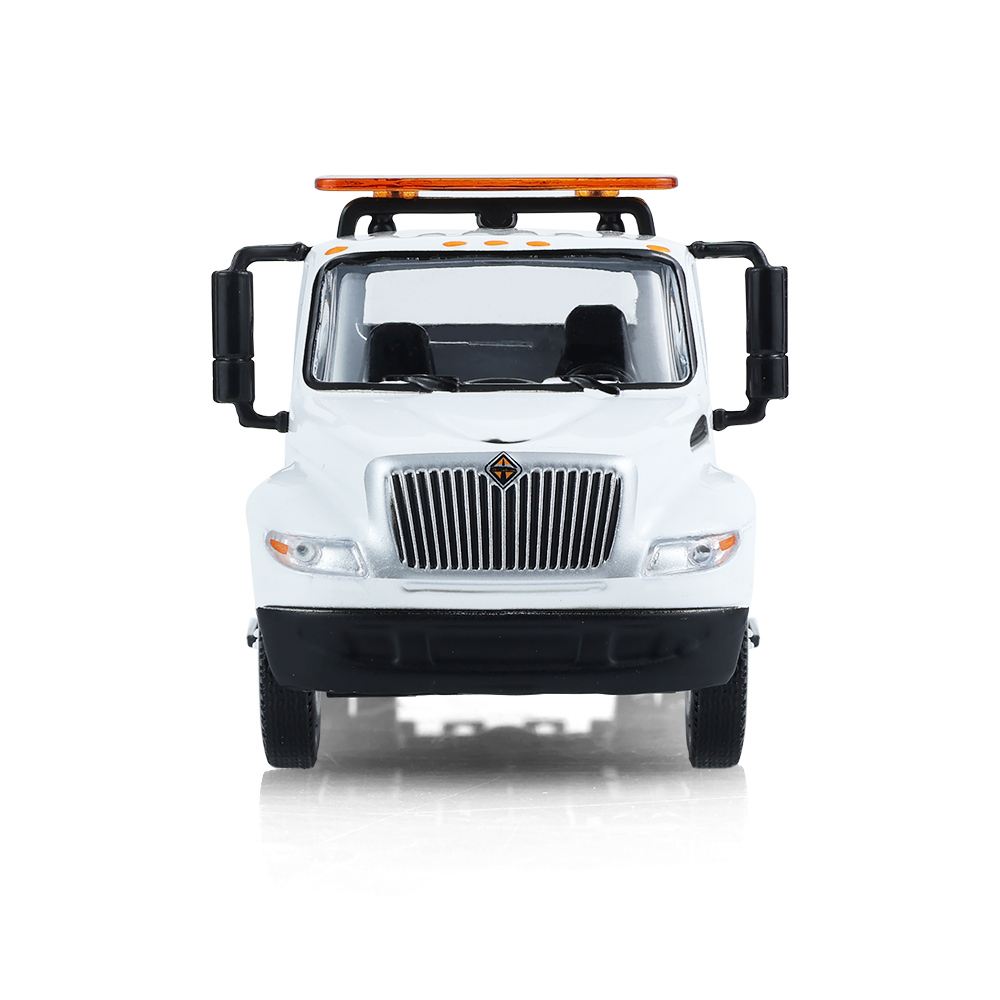 2014 International Durastar 4400 with 2017 Ford GT – Liquid Grey with White Stripes