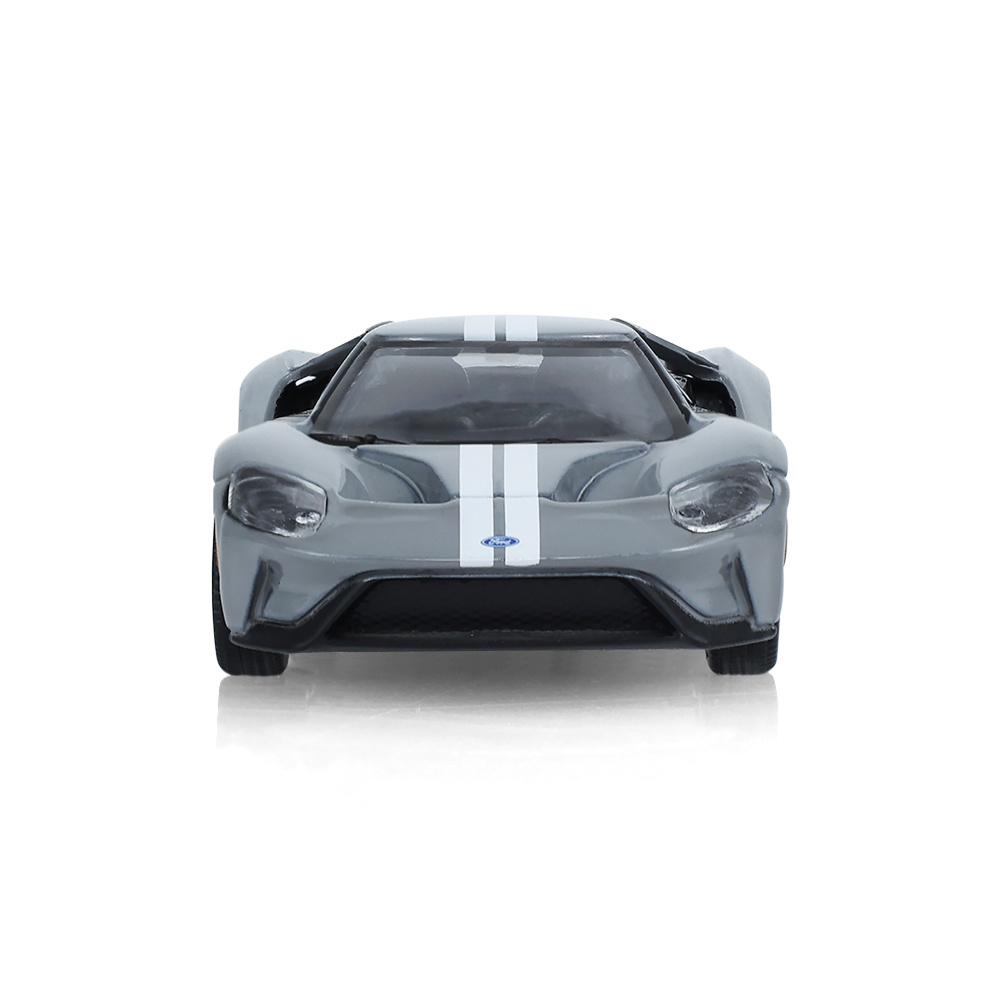 2014 International Durastar 4400 with 2017 Ford GT – Liquid Grey with White Stripes