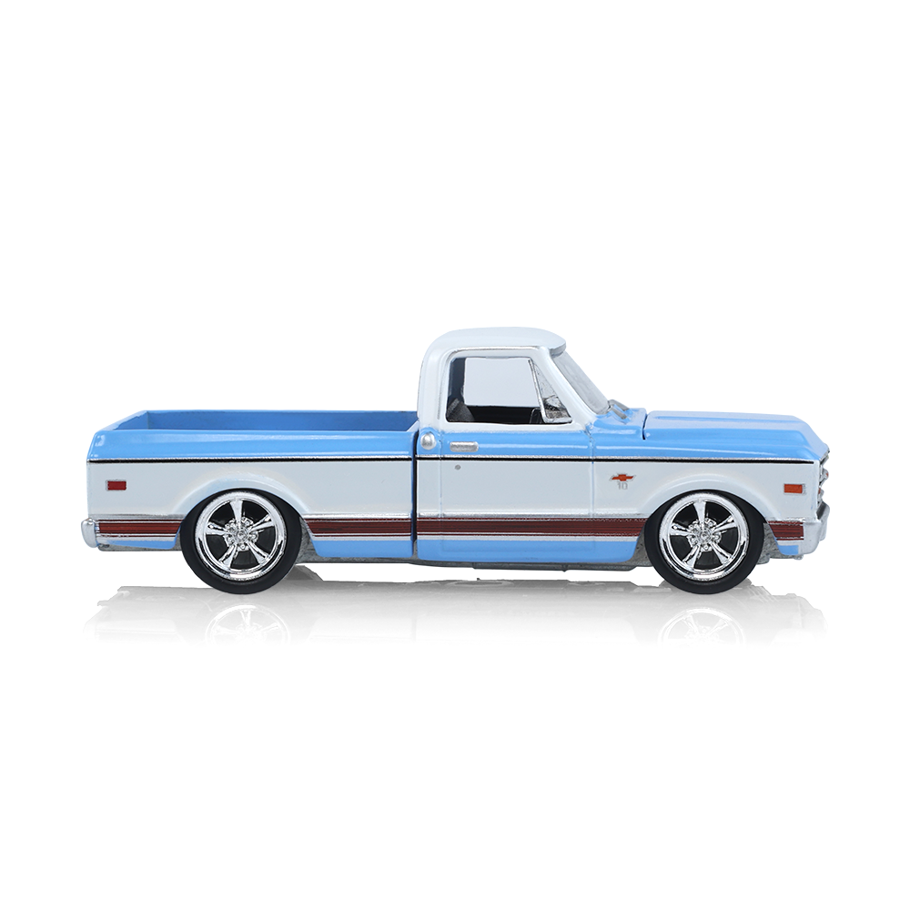 1968 Chevrolet C-10 - Azure Blue and White